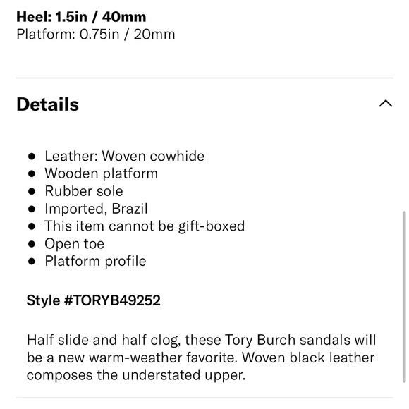 NWT tory Burch, sandals never worn! - Picture 6 of 10